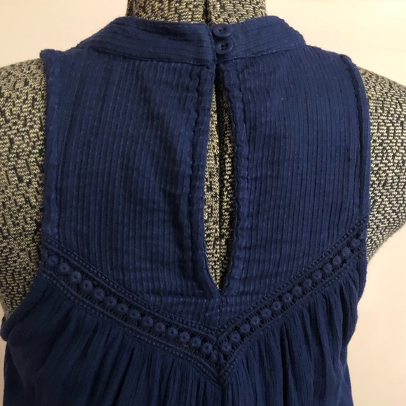 Volcom Dark Blue Loose Fitting Sleeveless Dress - Picture 3 of 6